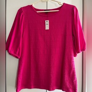 NWT Talbot’s Pucker Knit Top Women’s Size Medium
